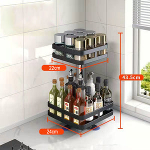 Rotatable Steel Kitchen Organizer