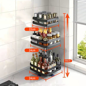 Rotatable Steel Kitchen Organizer