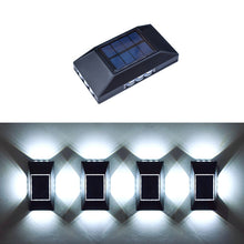 4-Sided Luminous Solar LED Wall Mounted Light